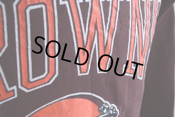 画像8: 1980s ARTEX スウェット　 CLEVELAND BROWNS　 表記M  (8)