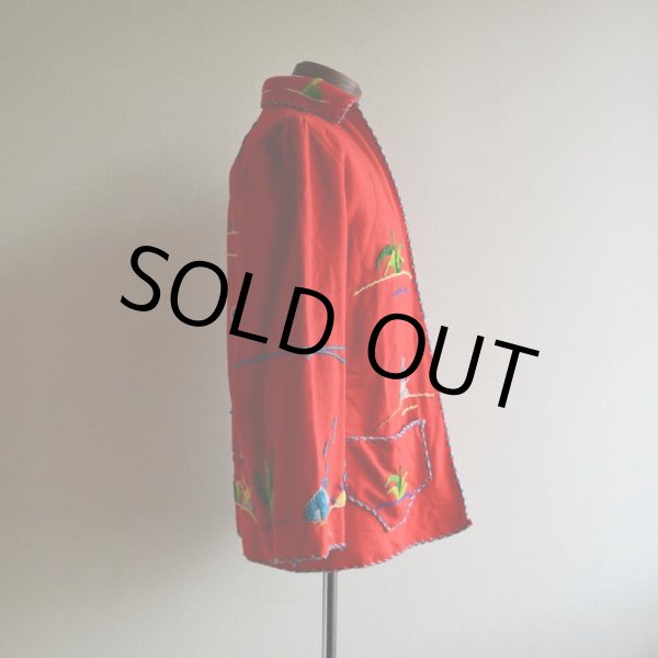 画像2: 〜1960s メキシカンジャケット　 実寸WOMEN'S L  (2)