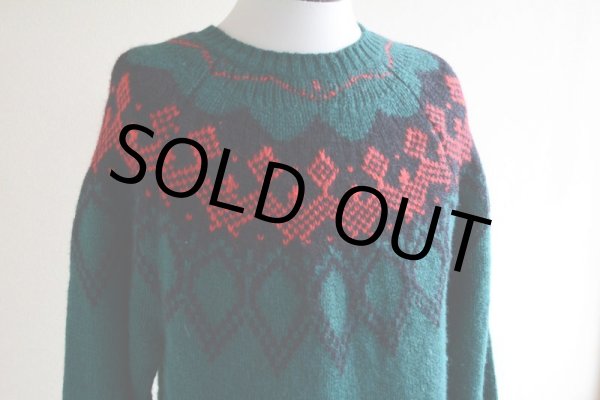 画像6: 1980s IZOD ノルディックセーター  表記L  (6)