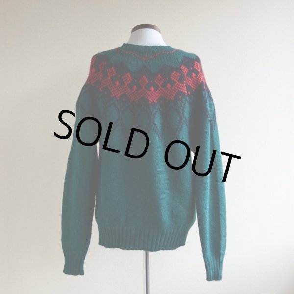 画像3: 1980s IZOD ノルディックセーター  表記L  (3)