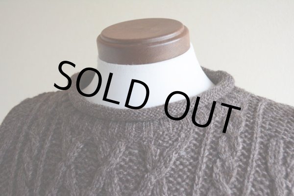 画像7: Doogan DONEGAL ロールネック フィッシャーマンセーター　 MADE IN IRELAND　 表記L  (7)