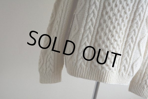 画像8: Browne's フィッシャーマンセーター　 MADE IN IRELAND　 実寸L  (8)