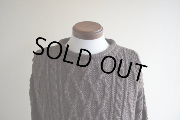 画像6: Doogan DONEGAL ロールネック フィッシャーマンセーター　 MADE IN IRELAND　 表記L  (6)