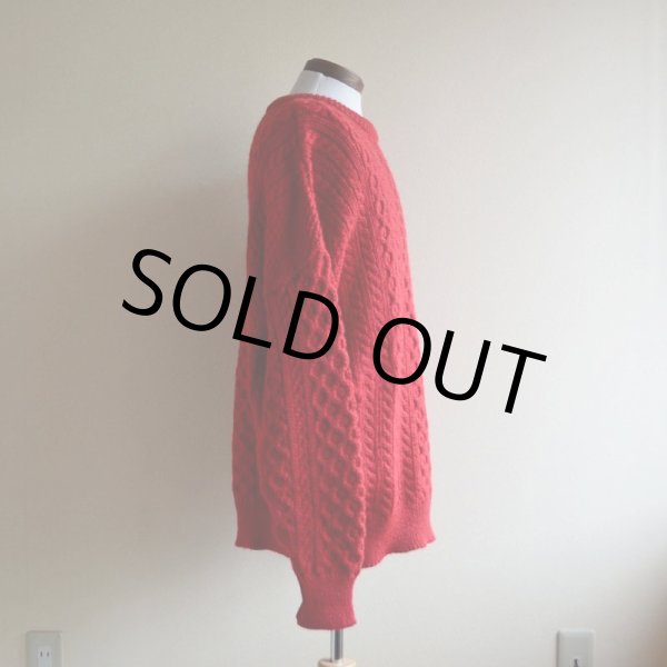 画像2: フィッシャーマンセーター  MADE IN IRELAND  表記XXL  (2)