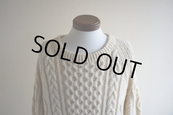 画像6: Browne's フィッシャーマンセーター　 MADE IN IRELAND　 実寸L  (6)