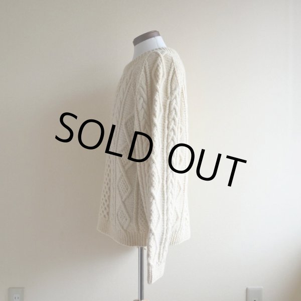 画像4: Browne's フィッシャーマンセーター　 MADE IN IRELAND　 実寸L  (4)