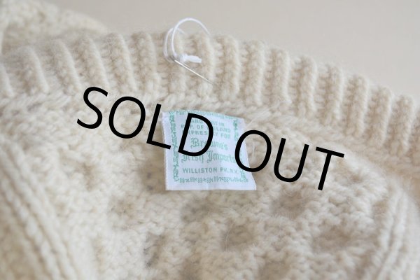 画像5: Browne's フィッシャーマンセーター　 MADE IN IRELAND　 実寸L  (5)