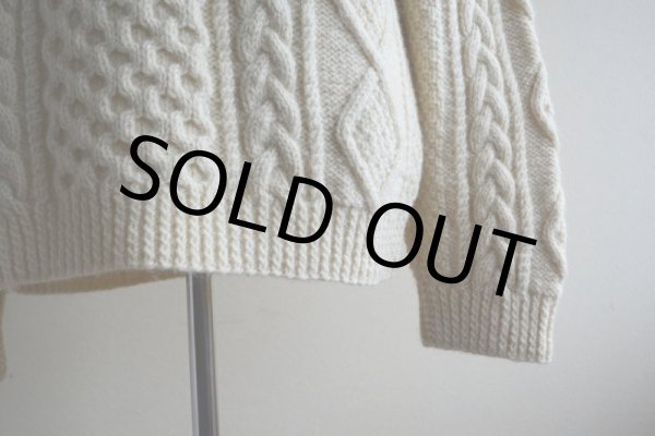 画像7: Browne's フィッシャーマンセーター　 MADE IN IRELAND　 実寸L  (7)