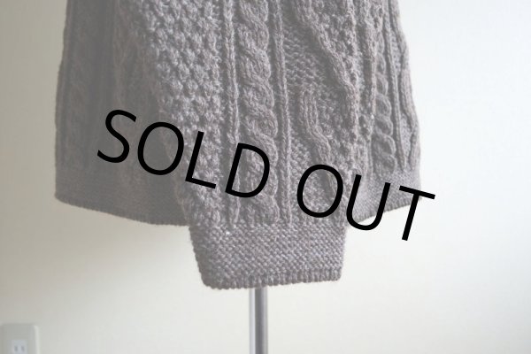 画像9: Doogan DONEGAL ロールネック フィッシャーマンセーター　 MADE IN IRELAND　 表記L  (9)