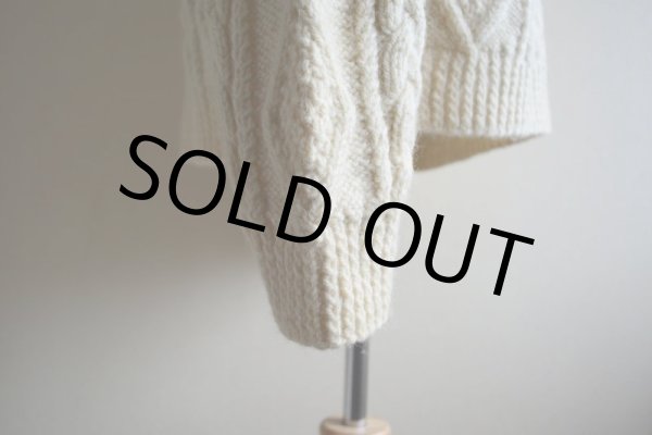 画像9: Browne's フィッシャーマンセーター　 MADE IN IRELAND　 実寸L  (9)