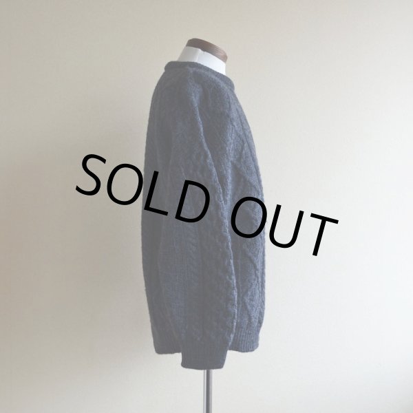 画像2: ARAN CRAFTS フィッシャーマンセーター  MADE IN IRELAND  表記XXL(実寸L)  (2)
