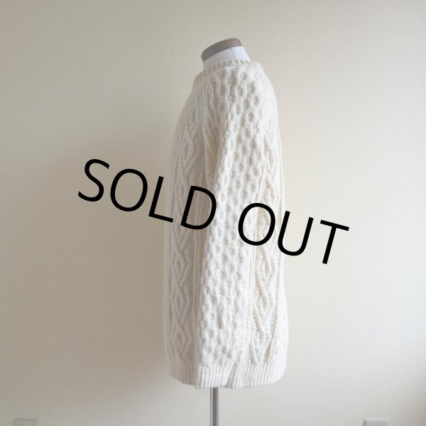 画像4: K.A.M. KNITWEAR フィッシャーマンセーター　 MADE IN IRELAND　 表記44  (4)