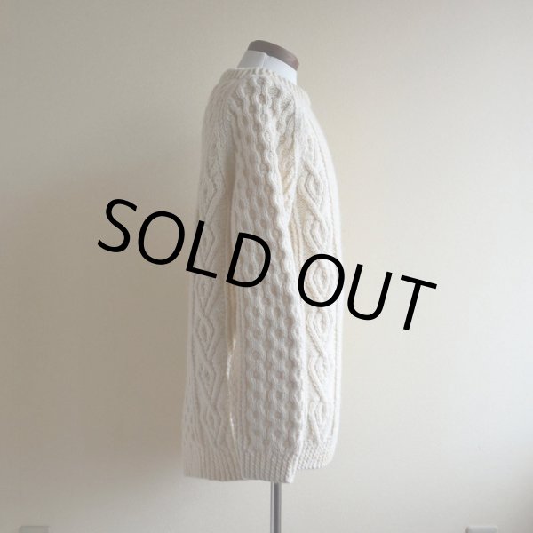 画像2: K.A.M. KNITWEAR フィッシャーマンセーター　 MADE IN IRELAND　 表記44  (2)