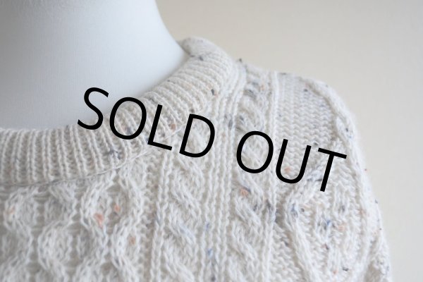 画像7: ARAN CRAFTS フィッシャーマンセーター  MADE IN IRELAND  表記XL  (7)