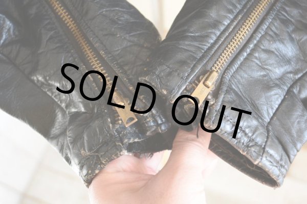 画像14: 1960s BROOKS ライダースジャケット  実寸42〜  (14)