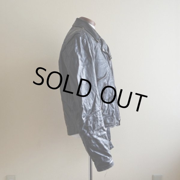 画像2: 1960s BROOKS ライダースジャケット  実寸42〜  (2)