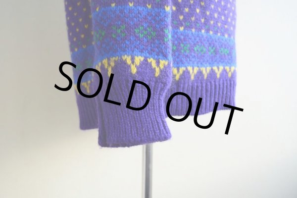 画像8: Callagher ノルディックセーター  表記L  (8)