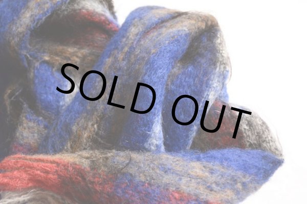 画像2: OLD モヘアストール  MADE IN SCOTLAND  size178cm×43cm  (2)