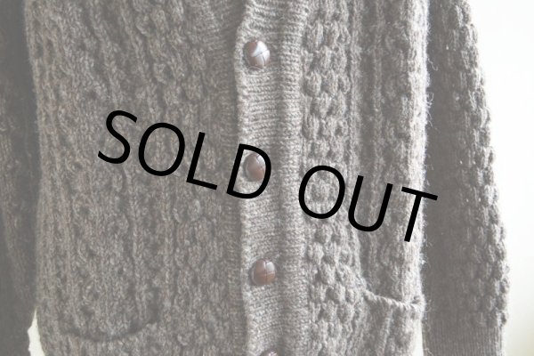 画像8: GLEN COLUMN KILLER フィッシャーマンニットカーディガン　 MADE IN IRELAND　 実寸L  (8)