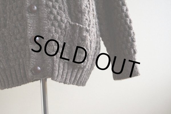 画像9: GLEN COLUMN KILLER フィッシャーマンニットカーディガン　 MADE IN IRELAND　 実寸L  (9)