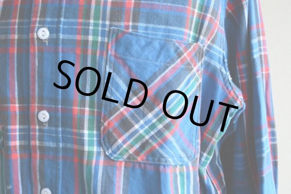 画像8: 1970s BIG MAC ヘビーネルシャツ  表記L  (8)