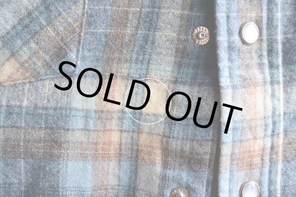 画像11: 1970s PENDLETON ウールウエスタンシャツ  表記M  (11)