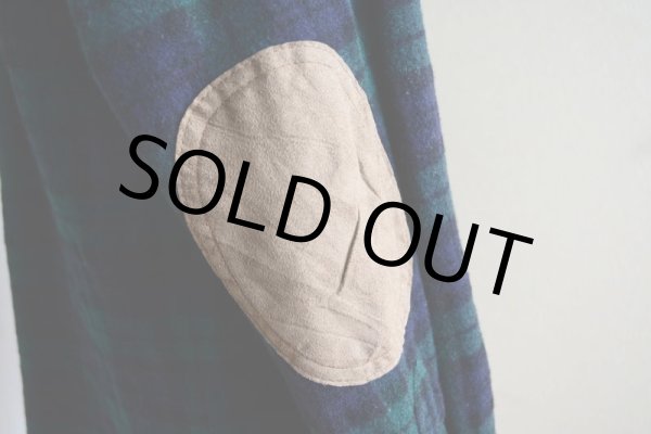 画像12: 1970s PENDLETON ウールシャツ  エルボーパッチ付き  表記L  (12)