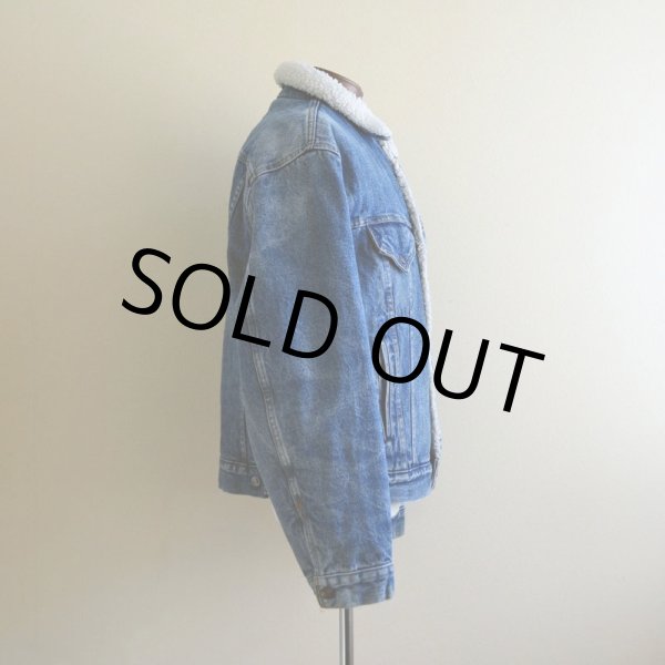 画像2: 1980s Levi's 70608デニムボアジャケット  表記42R  (2)