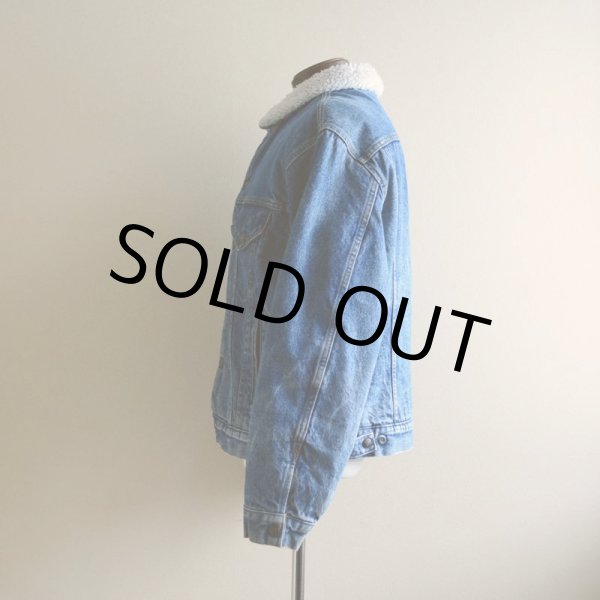 画像4: 1980s Levi's 70608デニムボアジャケット  表記42R  (4)