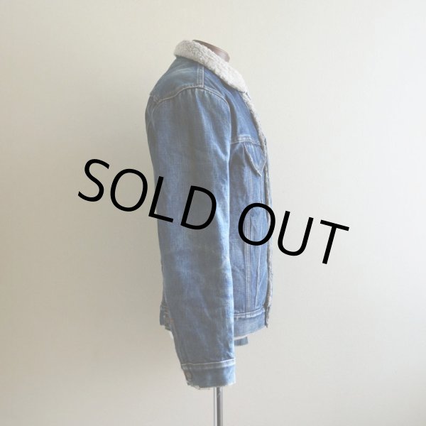 画像2: 1970s Levi's 70605デニムボアジャケット  表記38  (2)