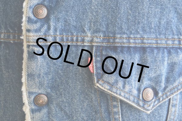 画像9: 1980s Levi's 70608デニムボアジャケット  表記42R  (9)