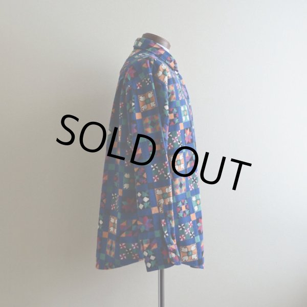 画像2: 1990s L.L.Bean 総柄プリントネルシャツ  表記 WOMEN'S 18  (2)