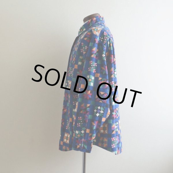 画像4: 1990s L.L.Bean 総柄プリントネルシャツ  表記 WOMEN'S 18  (4)