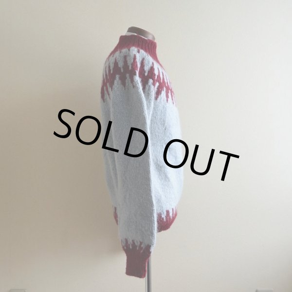 画像2: ノルディックセーター　 実寸M  (2)