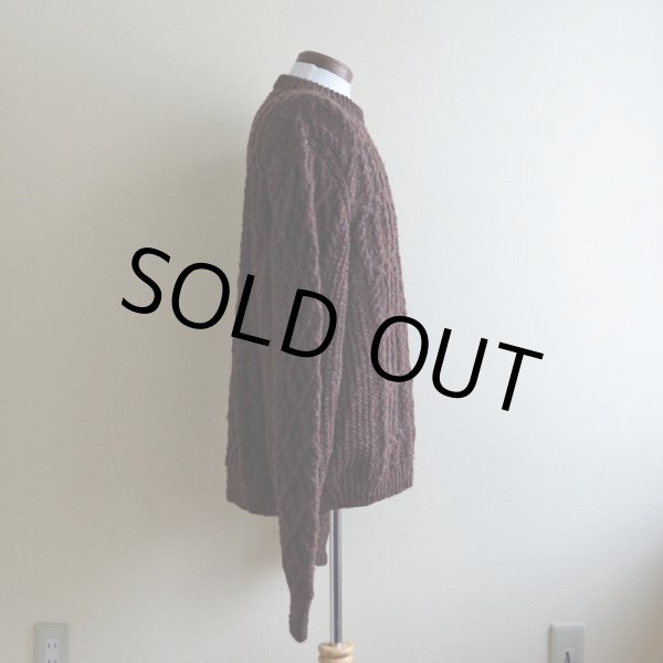 画像2: 1980‐90s LANDS'END フィッシャーマンセーター　 MADE IN GREAT BRITAIN　 実寸L  (2)