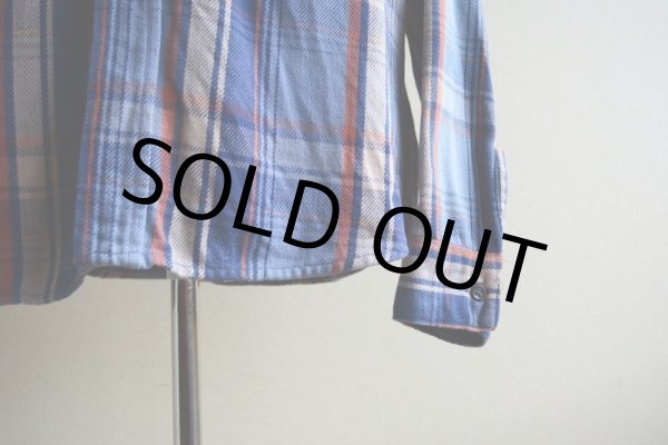 画像8: 1980s FIVEBROTHER ヘビーネルシャツ  表記L  (8)