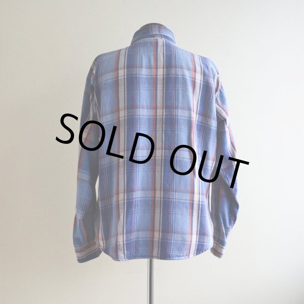 画像3: 1980s FIVEBROTHER ヘビーネルシャツ  表記L  (3)