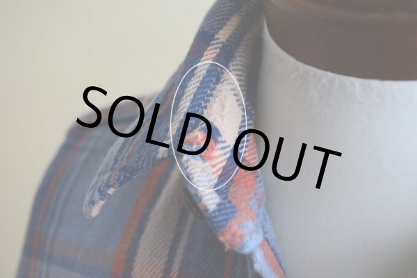 画像10: 1980s FIVEBROTHER ヘビーネルシャツ  表記L  (10)