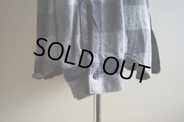 画像9: 1980s FIVEBROTHER ヘビーネルシャツ  表記M  (9)