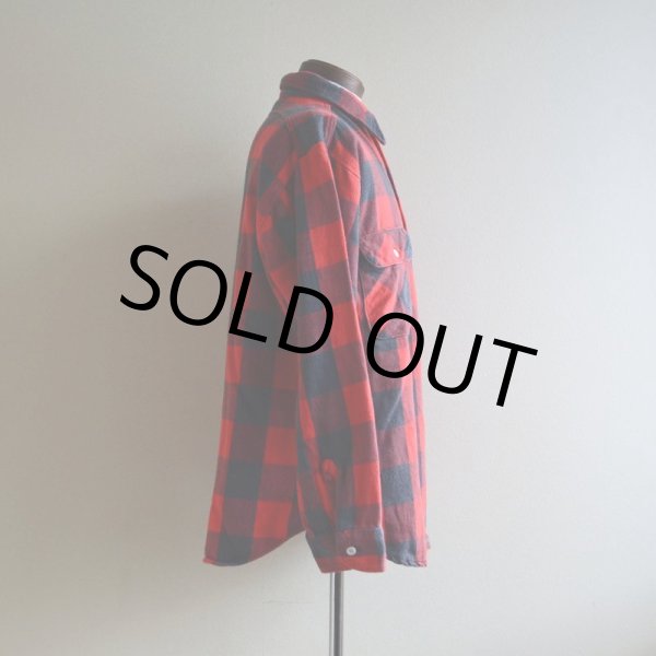 画像2: 1970s BIG YANK ヘビーネルシャツ  表記L  (2)