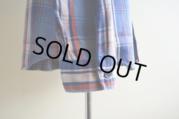 画像9: 1980s FIVEBROTHER ヘビーネルシャツ  表記L  (9)