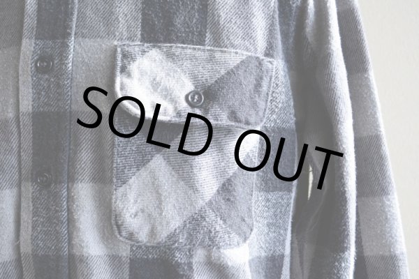 画像7: 1980s FIVEBROTHER ヘビーネルシャツ  表記M  (7)