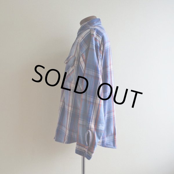 画像4: 1980s FIVEBROTHER ヘビーネルシャツ  表記L  (4)