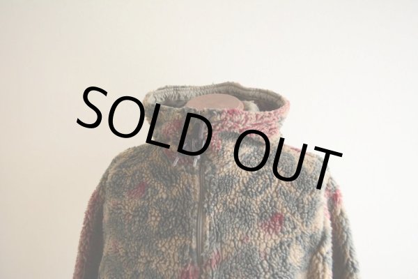 画像5: 1990s Woolrich フルジップ総柄ボアパーカー  表記WOMEN'S S  (5)