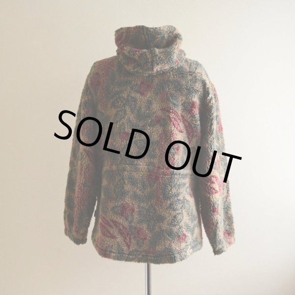 画像3: 1990s Woolrich フルジップ総柄ボアパーカー  表記WOMEN'S S  (3)