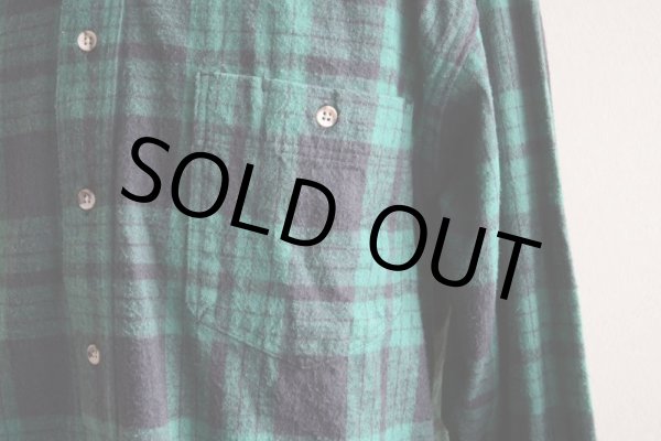 画像7: 1980s EddieBauer フランネルシャツ  表記M  (7)