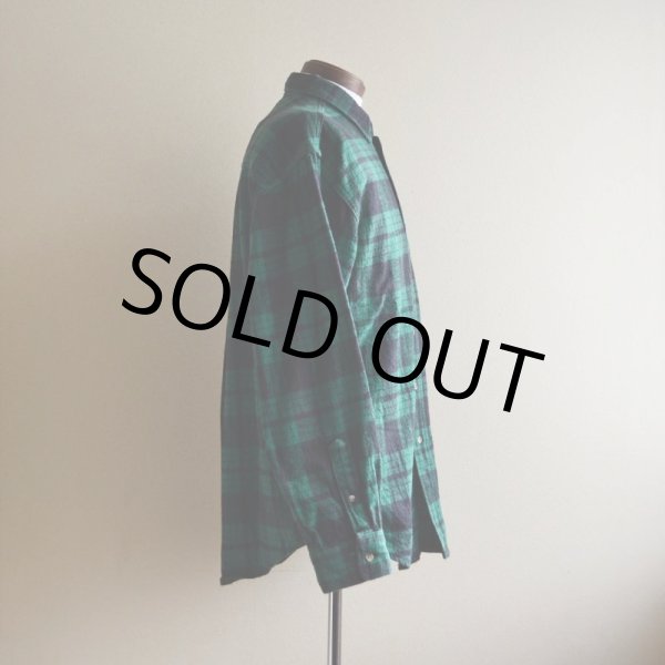 画像2: 1980s EddieBauer フランネルシャツ  表記M  (2)