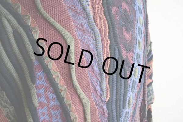 画像9: 1990s 3Dニットセーター　 表記L  (9)