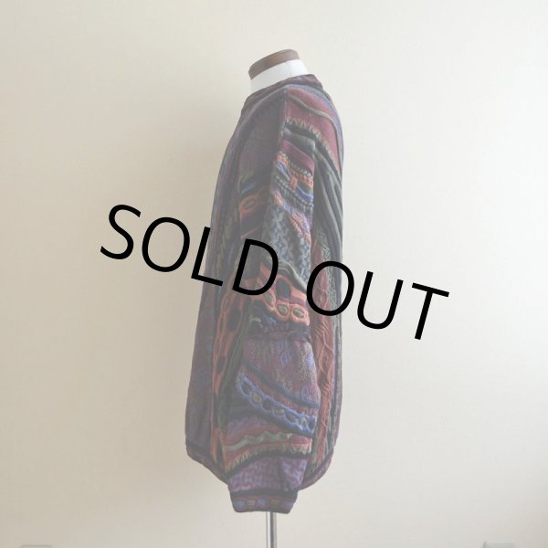 画像4: 1990s 3Dニットセーター　 表記L  (4)