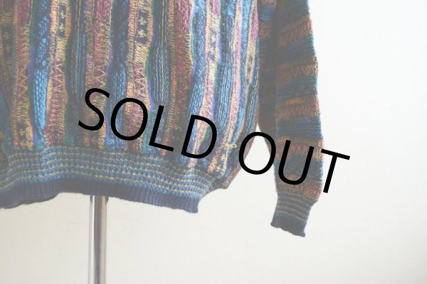 画像7: 1990s 3Dニットセーター　 実寸L-XL  (7)